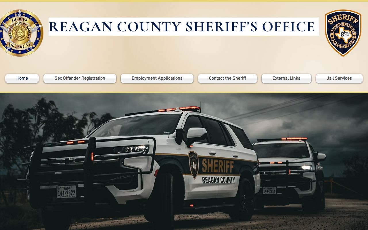 Reagan County arrest history Law Enforcement Center agency page